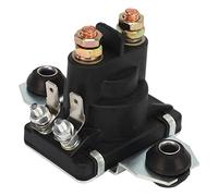 Qqmora Relais de Solénoïde de Démarrage 12V 89 850187T1 Relais de Démarrage en Moteur Haute Performance pour la Machine Extérieure Marine Aluminium Alloyage étanche