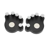 Qqmora Renforceur de Poignée en Silicone pour Entraîneur de Doigts de Piano, Conception de Paume pour Adultes et Enfants, 2 Pièces