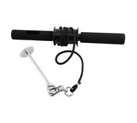 Qqmora Rouleau de Poignet, Barre de Force Robuste pour Avant-bras, Améliore la Force de Préhension pour les Amateurs de Gym, Construction en Acier Durable, 1 X Rouleau de Poignet