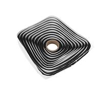 Qqmora Ruban d'étanchéité en Butyle étanche pour Mastic de Pare-brise de Porte de Phare de Voiture, Réduction du Bruit pour Pièces Automobiles Universel Noir