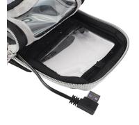 Qqmora Sac de Chauffage de Téléphone Mobile électrique Protection de Batterie Grand Espace Étui de Téléphone Mobile chauffé Universel avec Fenêtre de L'appareil Photo pour Temps Froid