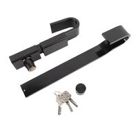 Qqmora Serrure de Conteneur D'expédition Serrure de sécurité de Porte de Chargement en Métal Réglable Robuste avec 3 Clés pour Boîtes de Rangement de Chantier de Construction de