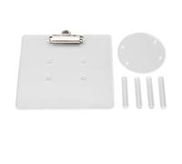 Qqmora Support de Carte de Pointage en Acrylique pour Chariot, Support de Carte de Pointage pour Volant de Chariot, Ajustement Universel, Clip sécurisé, Installation Facile avec 4