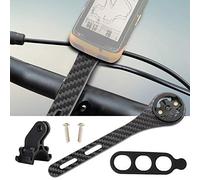 Qqmora Support D'ordinateur de Vélo en Fibre de Carbone pour Les Séries et Bryton, Idéal pour Le Cyclisme de Nuit et Le Montage de Caméras d'action (#2)