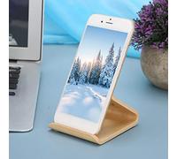 Qqmora Support pour Tablette PC, Conception de Bureau en Noyer Double | Support de téléphone portable, bords lisses, bois de noyer durable, utilisation sur bureau, deux options de couleurs,