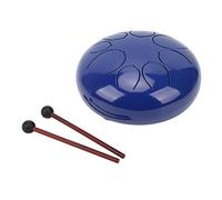 Qqmora Tambour à Langue en Acier 10 Pouces, Ensemble de Batterie éthérée avec des Tons Précis pour Débutants, Cadeau Parfait pour la Relaxation (Bleue)