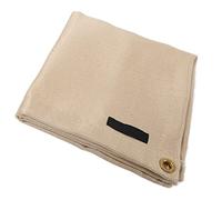 Qqmora Tapis de Foyer Ignifuge Résistant aux Hautes Températures pour Pique-niques en Plein Air, Barbecues, Matériau Léger et Durable 50x50cm (S)