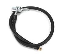 Qqmora Tuyau de Gonflage de Pneu Tube D'extension de Pompe à Air Durable pour Gonflage Rapide Vélos Motos Voitures Caoutchouc Noir Métal 300PSI pour Les Coureurs