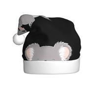 qqoupp Koala tenant un bouquet de fleurs Chapeau de Noël pour adulte pour Noël, Halloween, Nouvel An, soldes, promotions
