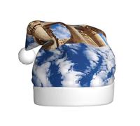qqoupp Mystérieux Pierre Pilier Motif Chapeau de Noël pour Adulte pour Noël, Halloween, Nouvel An, Soldes, Promotions