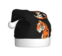 qqoupp Petit garçon regardant tigre motif chapeau de Noël pour adulte pour Noël, Halloween, Nouvel An, soldes, promotions