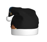 qqoupp Petit ours jouant l'orgue Chapeau de Noël pour adulte pour Noël, Halloween, Nouvel An, soldes, promotions