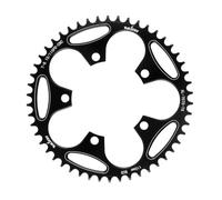 QQY 110/130 BCD Plateau étroit large 36/38/40/42/44/46/48/50/52/54/56/58/60T 5 vis rond étroit large pour vélo de route VTT 9/10/11 vitesses (42T, 110BCD)