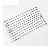 QQY Lot de 36 rayons de vélo électrique argentés 12 G pour vélo électrique, 2,5 mm de diamètre, rayons en acier au carbone avec embouts (133 mm)