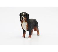 QQYDZSW Sculpture Statue Figurine Décor Animal Statue Ornements Bouvier Bernois Simulation Chien Modèle Décoration De Voiture Résine Artisanat Collection