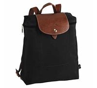 QQYG Sac à dos classique en nylon à bandoulière réglable pour femme,Noir