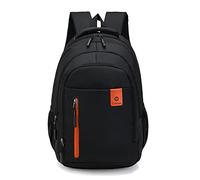 QQYG Sac à dos pour homme Sac à dos en nylon Sac à dos pour ordinateur de bureau Sac de voyage pour étudiant Sac à dos multifonctionnel Sac à dos de grande capacité,Orange,44 * 32 * 19cm
