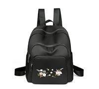 QQYG Sac Femme Oxford Sac À Dos Sac À Bandoulière Grande Capacité Sac À Dos Étanche Voyage Multi Poche Sac À Dos Sac À Dos Loisirs Sac Étudiant Sac À Dos,Black,27 * 11 * 33CM