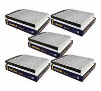 QR-Parts Lot de 5 filtres SCT 85507516 SAK 266 d'origine pour habitacle et pollen