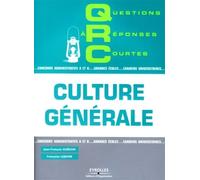 QRC de culture générale Concours administratifs A et B... Grandes Ecoles... Examens Universitaires - Jean-François Guédon - Organisation Eds D' - broché - Etude