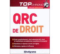 QRC de droit - Bertrand Pauvert - Studyrama Eds - broché - Scolaire / Universitaire