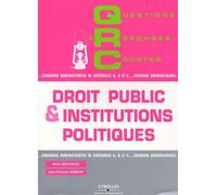 QRC de droit public et institutions politiques
