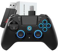 QRD Controller wireless Spark N5 per PS5 Pro Slim PS4 PS3 PS2 Steam Deck PC Windows Mac iOS Android TV Box, Joystick per gamepad Halleffect con touchpad, doppia vibrazione, mappatura, macro