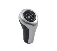 QRDKKL Levier De Vitesse Pommeau De Levier De Vitesse À 5 Ou 6 Vitesses Pour BMW Pour Série 1, 3, 5, 6, E30, E32, E34, E36, E38, E39, E46, E53(Silver 5-Speed)