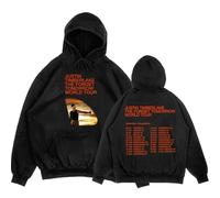 QRDLKERL Sweat à Capuche Justin Timberlake The Forget Tomorrow World Tour pour Homme, vêtement d'hiver Doux, imprimé Graphique, Unisexe, Streetwear