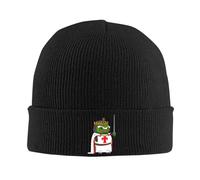 QREUIAJX P-Pepe Chevalier du Templier en APU Bonnet Bonnet d’Hiver Hiver Bonnets Uni Couleur Chaude pour Hommes Cadeau Femmes,