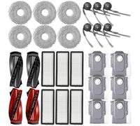 Qrevo Curv 2 Pro Lot de 26 accessoires de rechange compatibles avec Roborock Qrevo Curv 2 Pro/Qrevo Curv/Curv S5X/Edge/Qrevo S5V