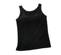 QREXVOG Débardeurs pour Femmes Camis Gilet de Yoga Tout-en-Un avec Coussin de Poitrine Débardeurs d'été Doux Camisole