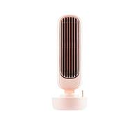 QREZ Ventilateur Colonne Silencieux, Ventilateur Tour avec USB Ventilateur sur Pied Oscillant 3 Niveaux De Vitesse Adapté pour La Maison Et Le Bureau,Rose