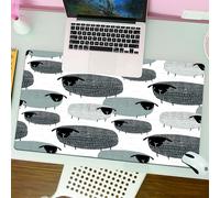 QRFASFZO Tapis de Souris Gaming - 30x80 cm - Tapis de Souris Esports - Ne Glisse jamais - Couverture complète du Bureau - Fond en Laine Moelleuse pour Animaux de Compagnie pour Tissu, Textile, Papier