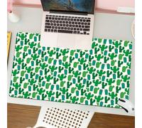 QRFASFZO Tapis de Souris Gaming - 30x80 cm - Tapis de Souris Esports - Ne Glisse jamais - Couverture complète du Bureau - Cactus San Pedro Exotiques et vibrants, Feuillage, Climat désertique, Plantes
