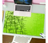 QRFASFZO Tapis de Souris Gaming - 30x80 cm - Tapis de Souris Esports - Ne Glisse jamais - Couverture complète du Bureau - Exotique, forêt Tropicale, forêt Tropicale, Jungle, Paradis, écologie, Feng S