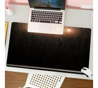 QRFASFZO Tapis de Souris Gaming - 30x80 cm - Tapis de Souris Esports - Ne Glisse jamais - Couverture complète du Bureau - Innovation Industrielle et Classique d'Edison en Bois foncé