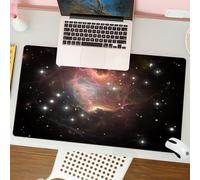 QRFASFZO Tapis de Souris Gaming - 30x80 cm - Tapis de Souris Esports - Ne Glisse jamais - Couverture complète du Bureau - Ciel étoilé, Une nébuleuse fascinante illuminée par des étoiles Proches dans