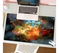QRFASFZO Tapis de Souris Gaming - 30x80 cm - Tapis de Souris Esports - Ne Glisse jamais - Couverture complète du Bureau - L'énergie Cosmique se manifeste dans la symphonie des Couleurs, des phénomène