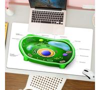 QRFASFZO Tapis de Souris Gaming - 30x80 cm - Tapis de Souris Esports - Ne Glisse jamais - Couverture complète du Bureau - Éducatif, Recherche en biologie cellulaire végétale Botanique Anatomie Struct