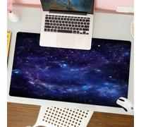 QRFASFZO Tapis de Souris Gaming - 30x80 cm - Tapis de Souris Esports - Ne Glisse jamais - Couverture complète du Bureau - Nébuleuse Cosmique et étoiles dans l'espace lointain, nébuleuse, étoiles, éto