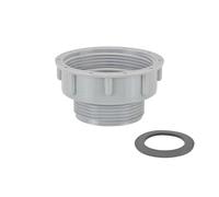 Qrity 1 Pièce Réducteur pour Siphon en Plastique, 58mm Femelle à 45mm Mâle pour Filtre à Évier de Cuisine