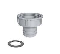 Qrity 1 Pièce Réducteur pour Siphon en Plastique, Connecteur de 45 à 32mm, Connecteur de Tuyau de Vidange d'Évier de Cuisine