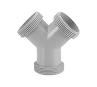 Qrity 1 Pièces Adaptateur de Tuyau de Vidange Évier Connecteur, 3 Voies en Forme de Y, Raccord de Tuyau de Vidange pour Évier de Cuisine, Machine à Laver