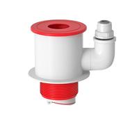 Qrity 1 Pièces Bouchon Anti Odeur Machine à Laver, Connecteur de Tuyau de Vidange en 3 Voies avec 3/8" Raccords Rapides, pour Tuyau PVC de 50 mm