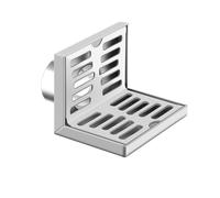 Qrity 1 Pièces Drain de Sol d'angle, Drain Latéral d'angle Drain de Sol, Siphon de Douche en Forme de L, pour Tuyaux de 75mm