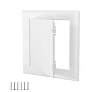 Qrity 1 Pièces Panneau D'accès 4x6 Pouce(100×150mm), Portes D'accès en Plastique ABS, Peignable Panneaux D'inspection, Pour Comble, Mur et Plafond