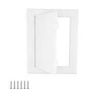 Qrity 1 Pièces Panneau D'accès 6x8 Pouce(150×200mm), Portes D'accès en Plastique ABS, Peignable Panneaux D'inspection, Pour Comble, Mur et Plafond