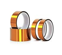 Qrity 1 Pièces Ruban Adhésif Haute Température, 40mm x 33m, Résistant à la Chaleur Ruban 260-300℃, pour Imprimante 3D, Soudure, Batterie, Moteur