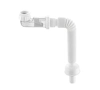 Qrity 1 Pièces Tuyau d'Évacuation Flexible et Anti-Odeurs, pour Raccords d'Évier de Cuisine et de Salle de Bain G1 1/4" et G1 1/2"
